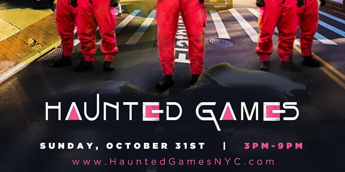 Haunted Games flyer or graphic.