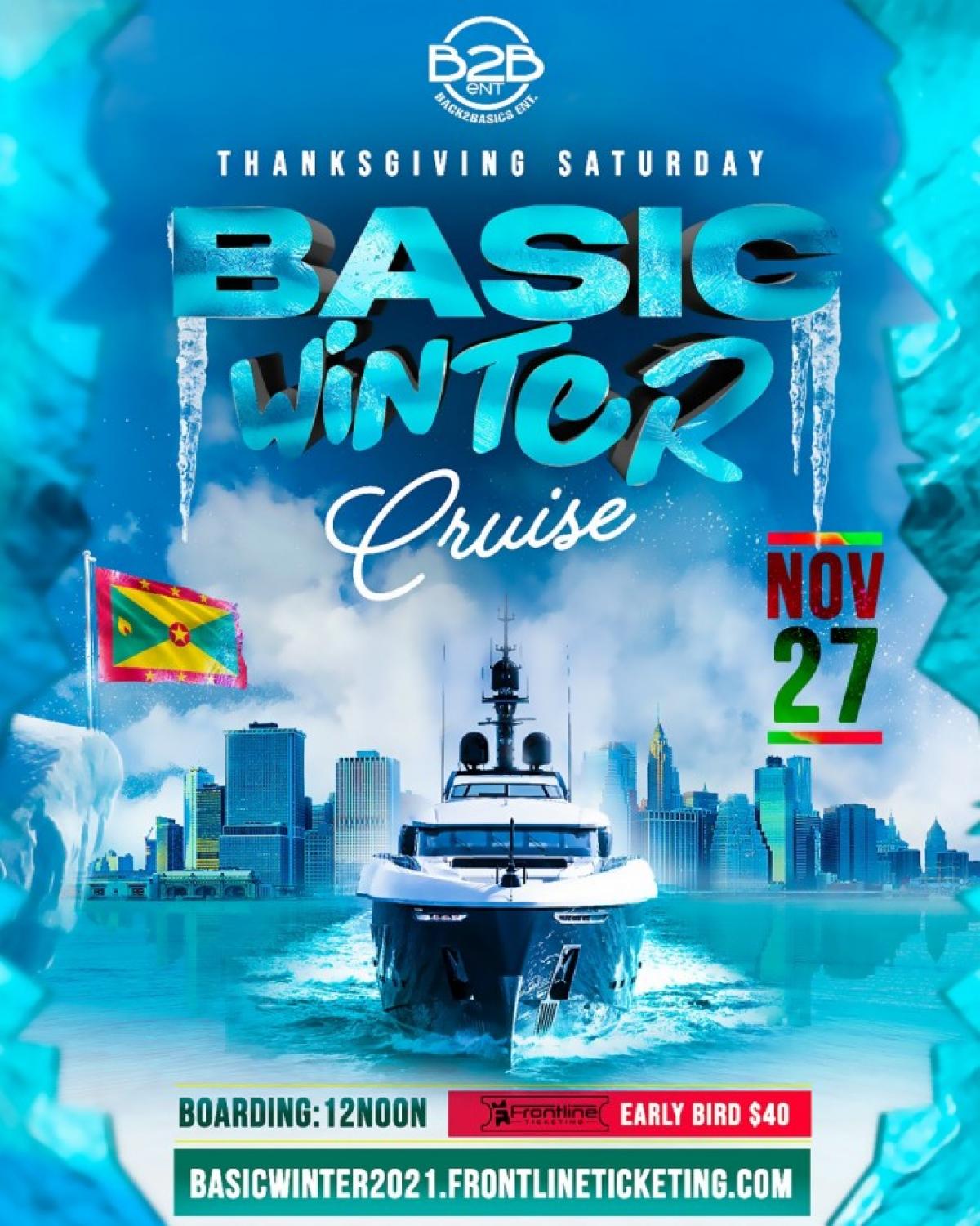 Basic Winter Cruise flyer or graphic.