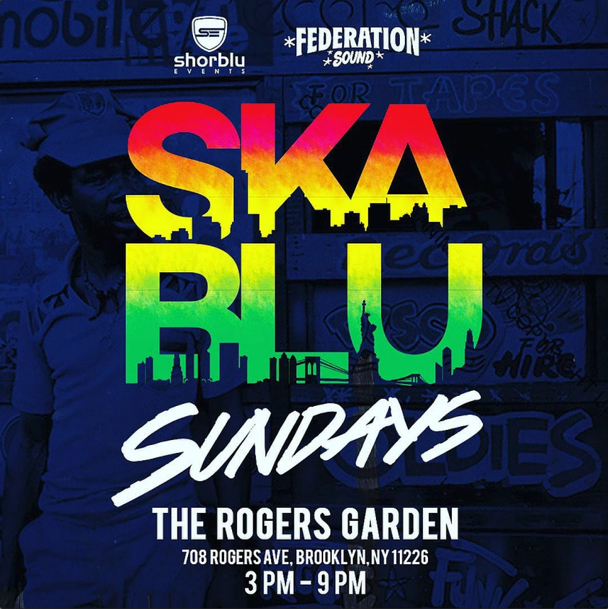 SkaBlu Sundays  flyer or graphic.