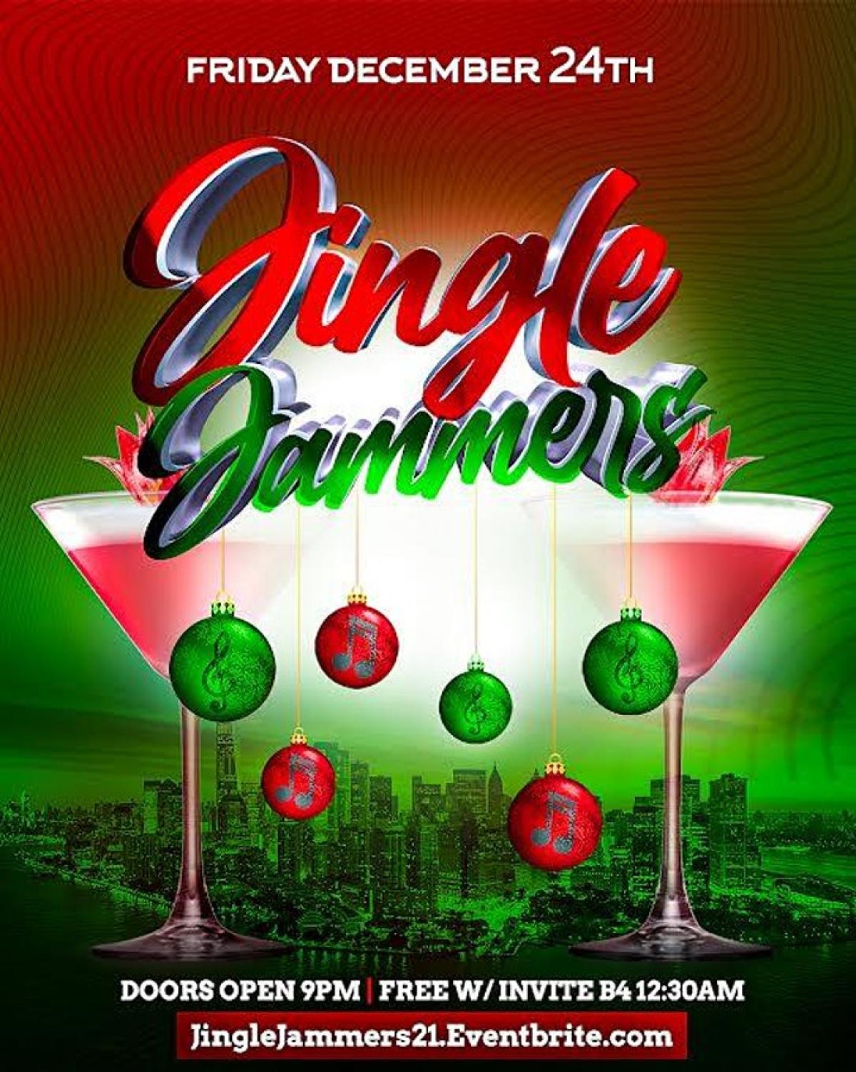 Jingle Jammers flyer or graphic.