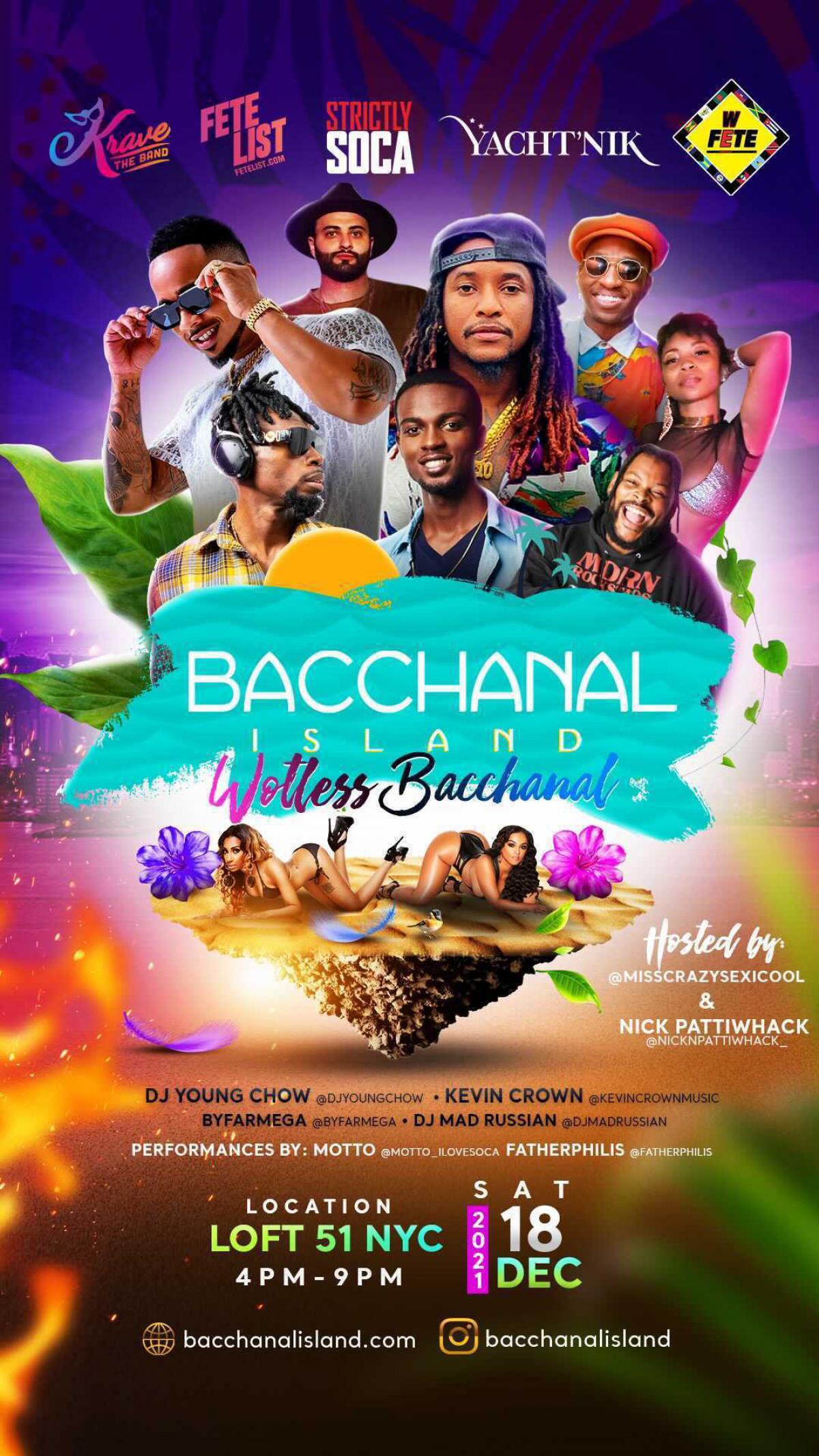  Wotless Bacchanal flyer or graphic.