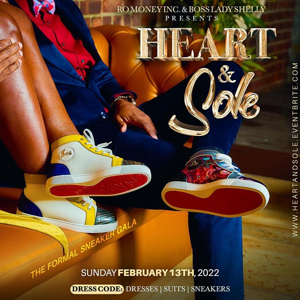 Heart & Sole: The Formal Sneaker Gala flyer or graphic.