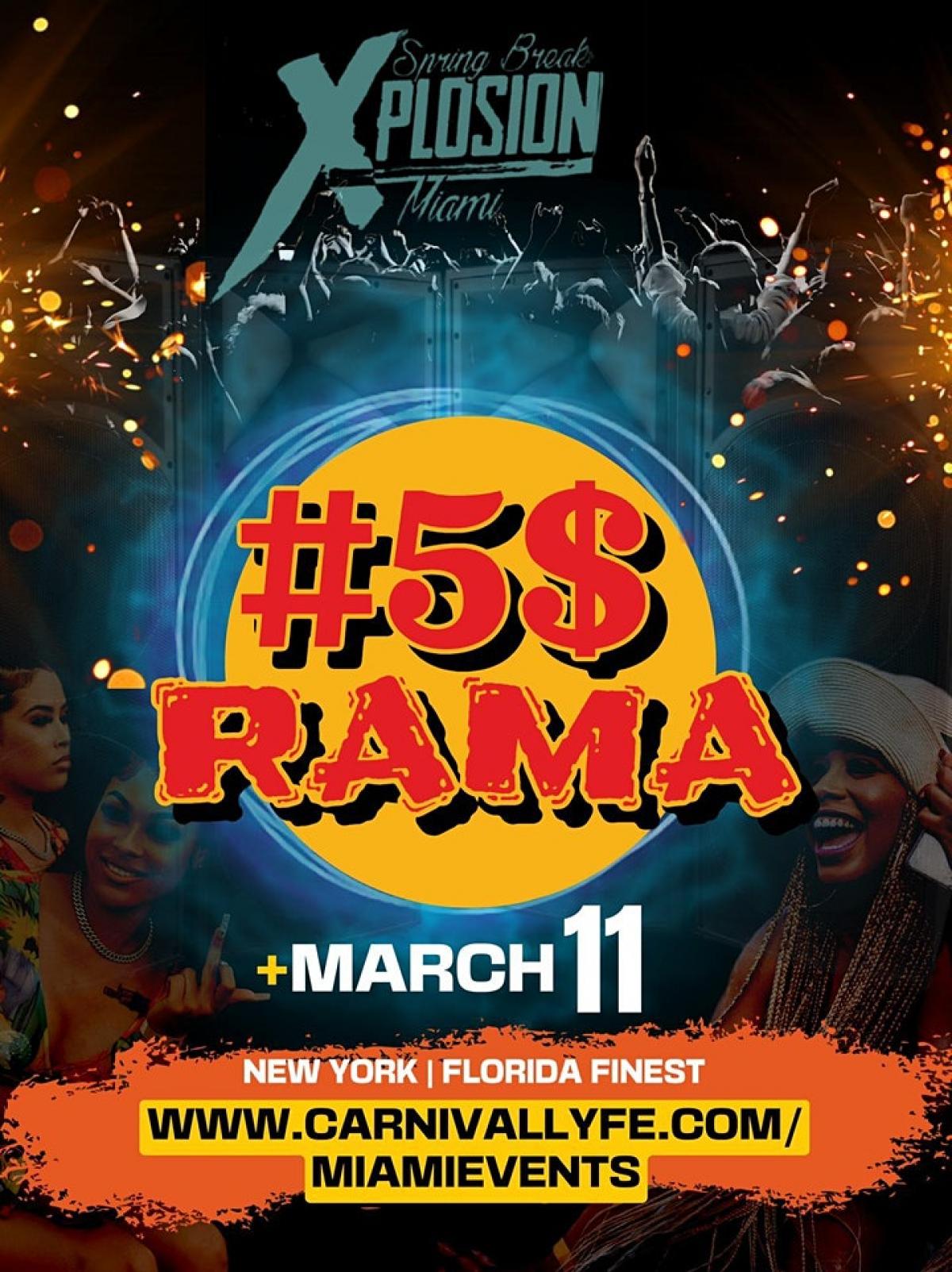 $5 Rama    flyer or graphic.