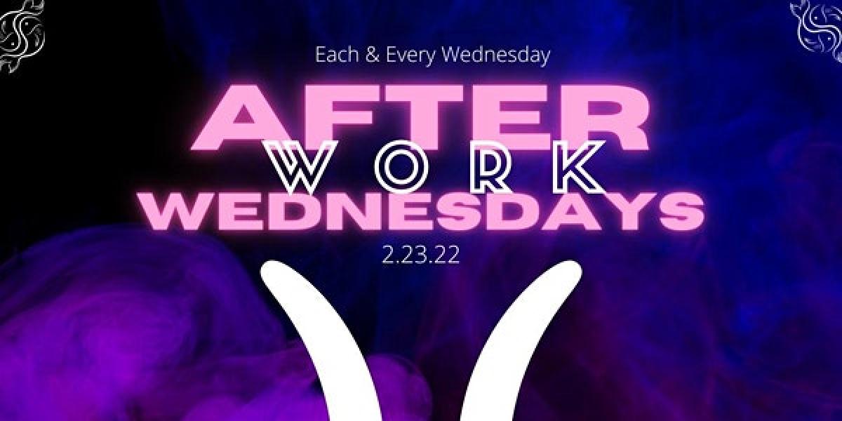 After-Work Wednesdays flyer or graphic.