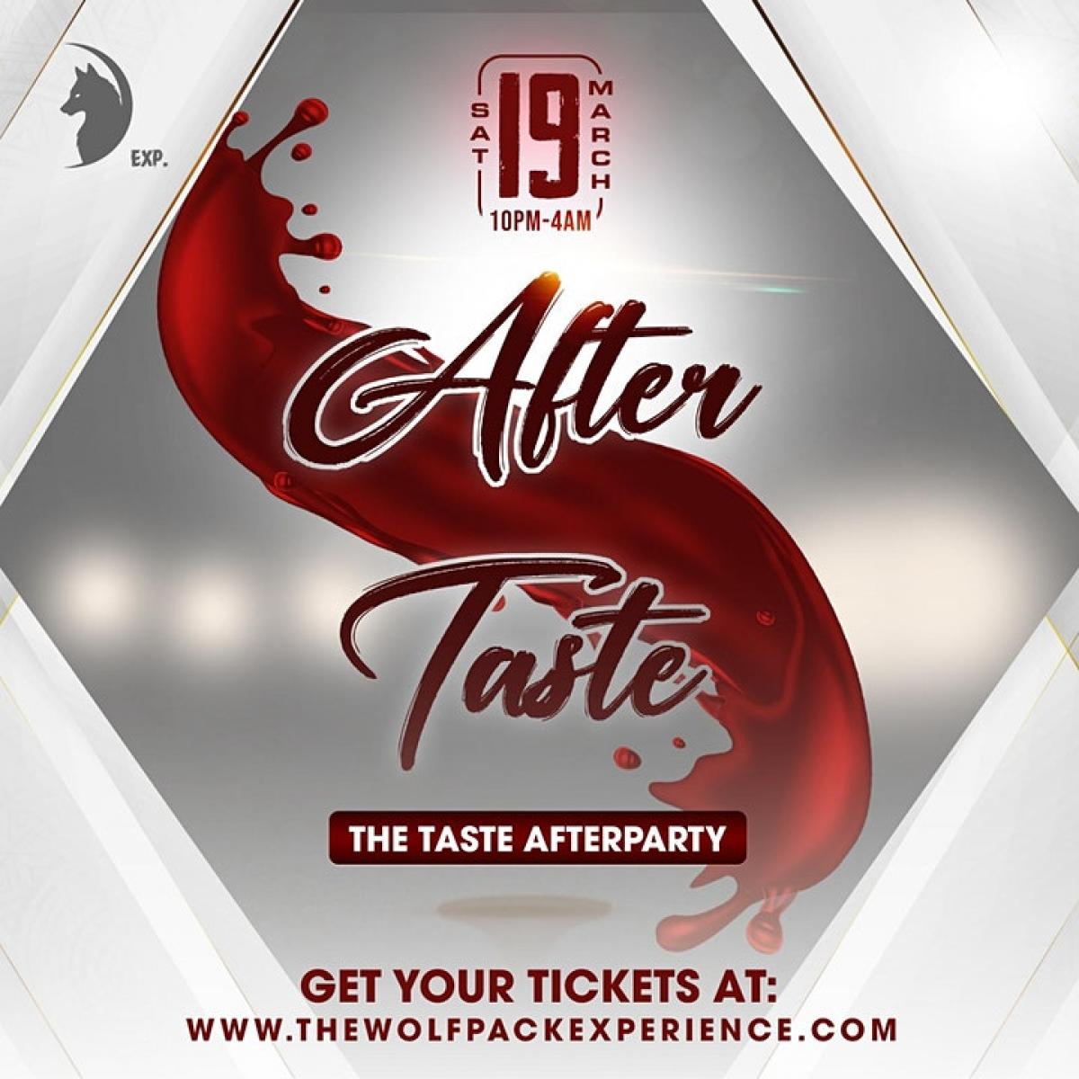 After Taste: The Official Taste After Party flyer or graphic.