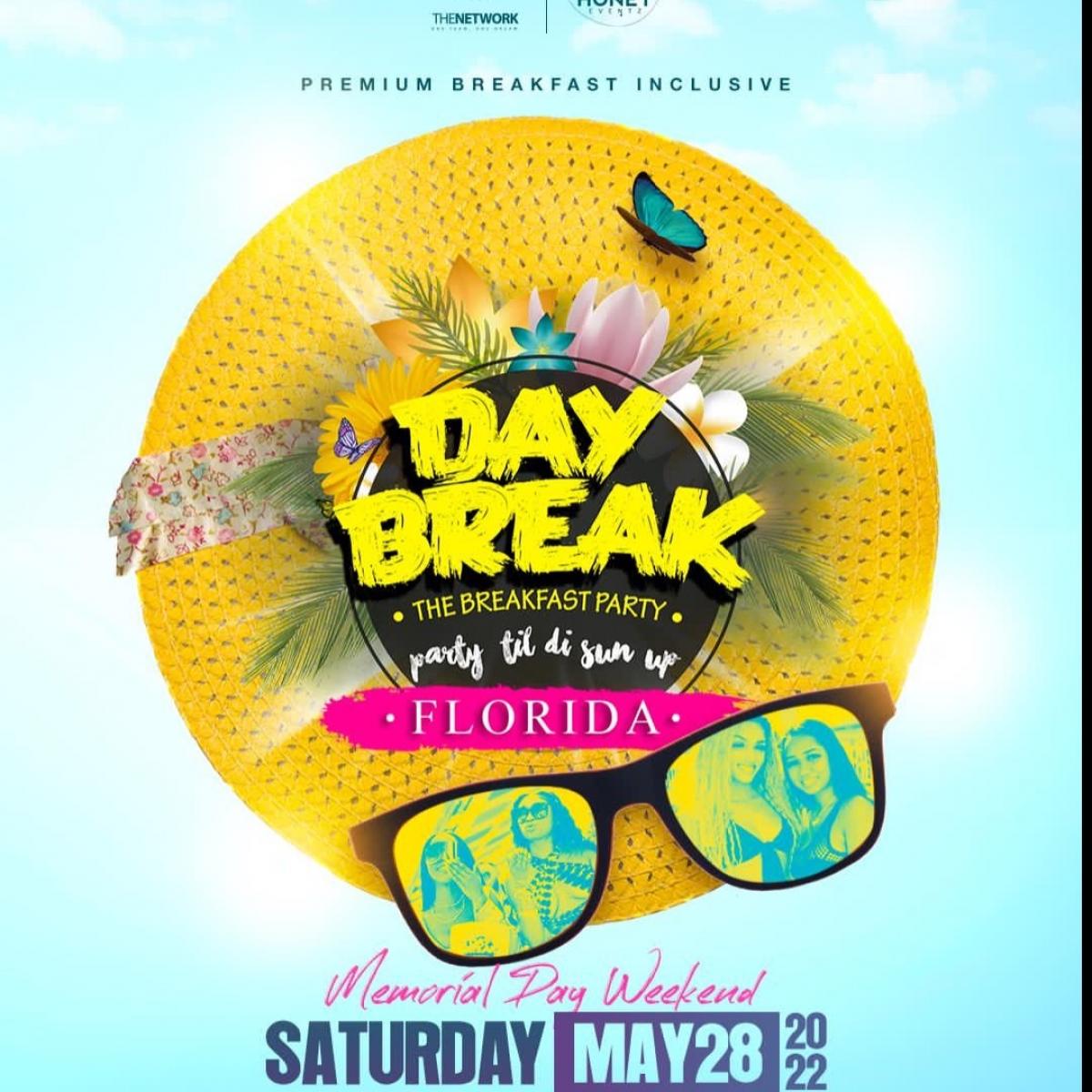 Daybreak Florida  flyer or graphic.