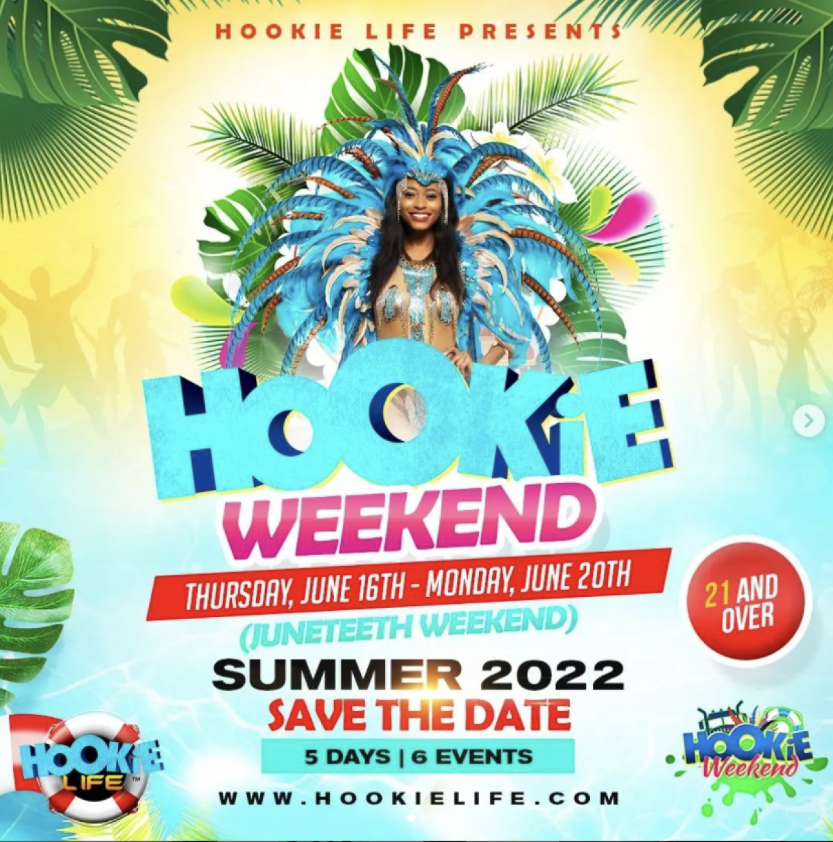 Hookie Weekend Pass (2022) flyer or graphic.