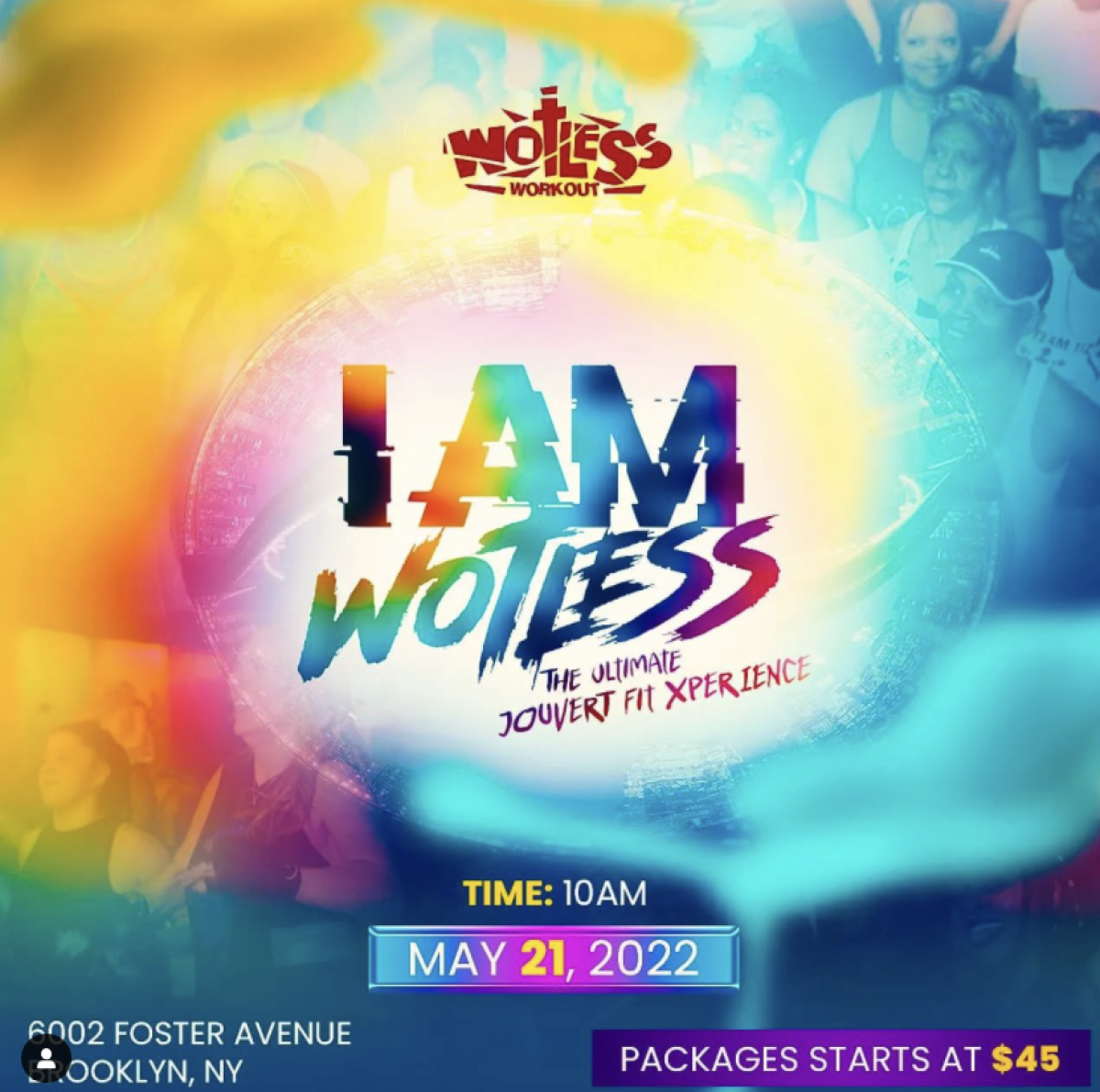 I Am Wotless Jouvert flyer or graphic.