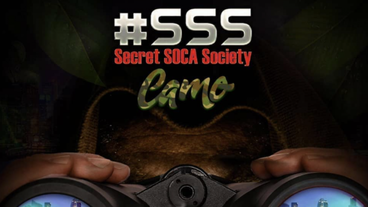 #SSS Camo Fete 2022 flyer or graphic.