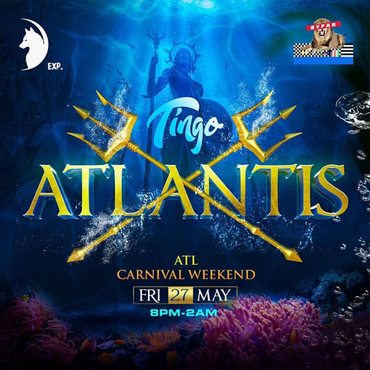 Tingo Weekend ATL: Atlantis flyer or graphic.