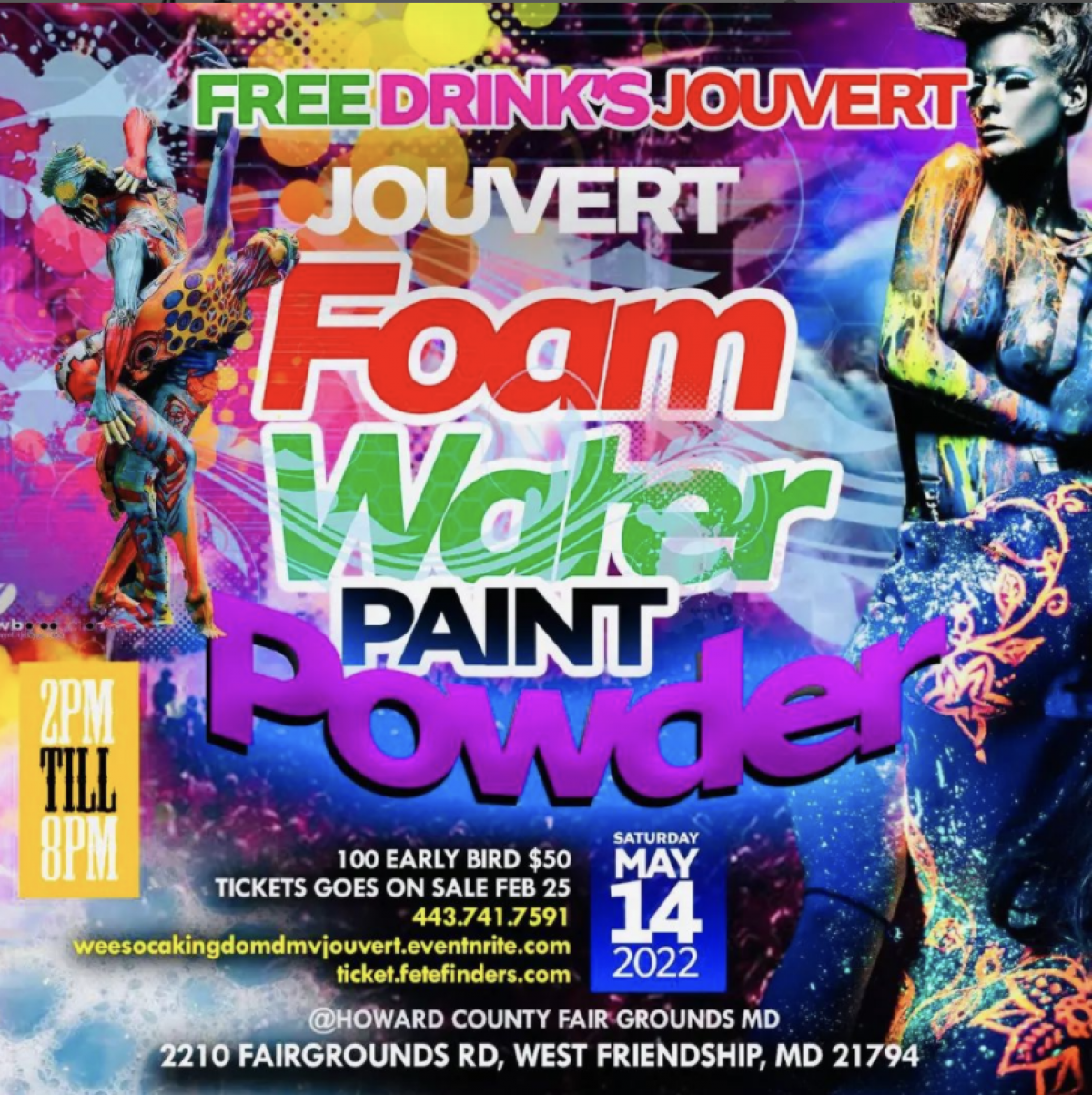 Wee Soca Kingdom DMV Jouvert flyer or graphic.