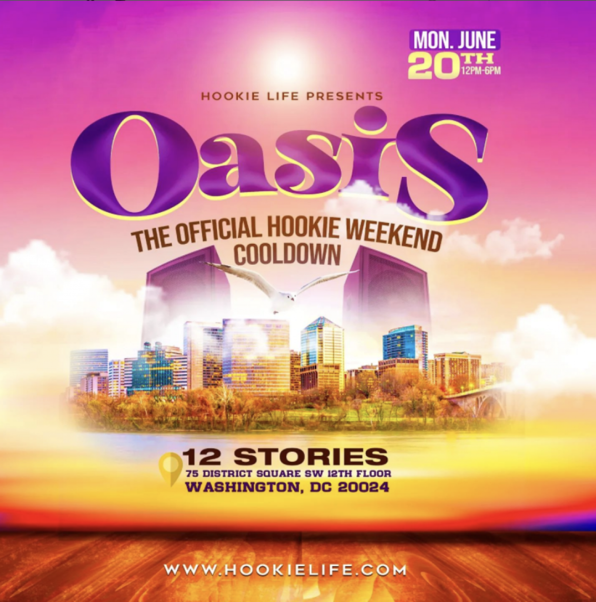 Oasis D.C. (2022) flyer or graphic.