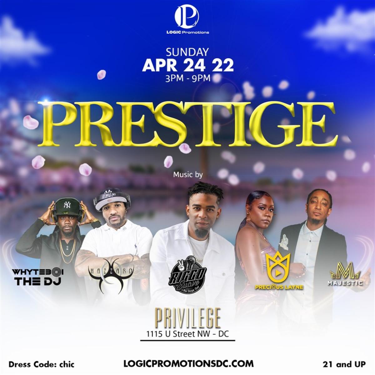 Prestige flyer or graphic.