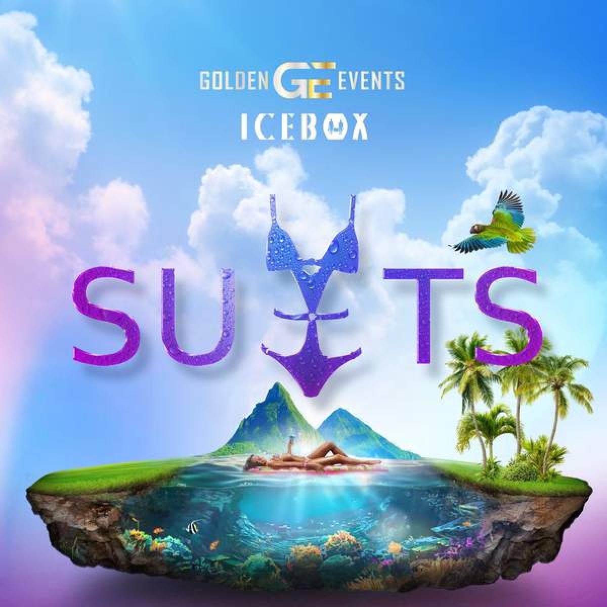 SUITS St. Lucia flyer or graphic.