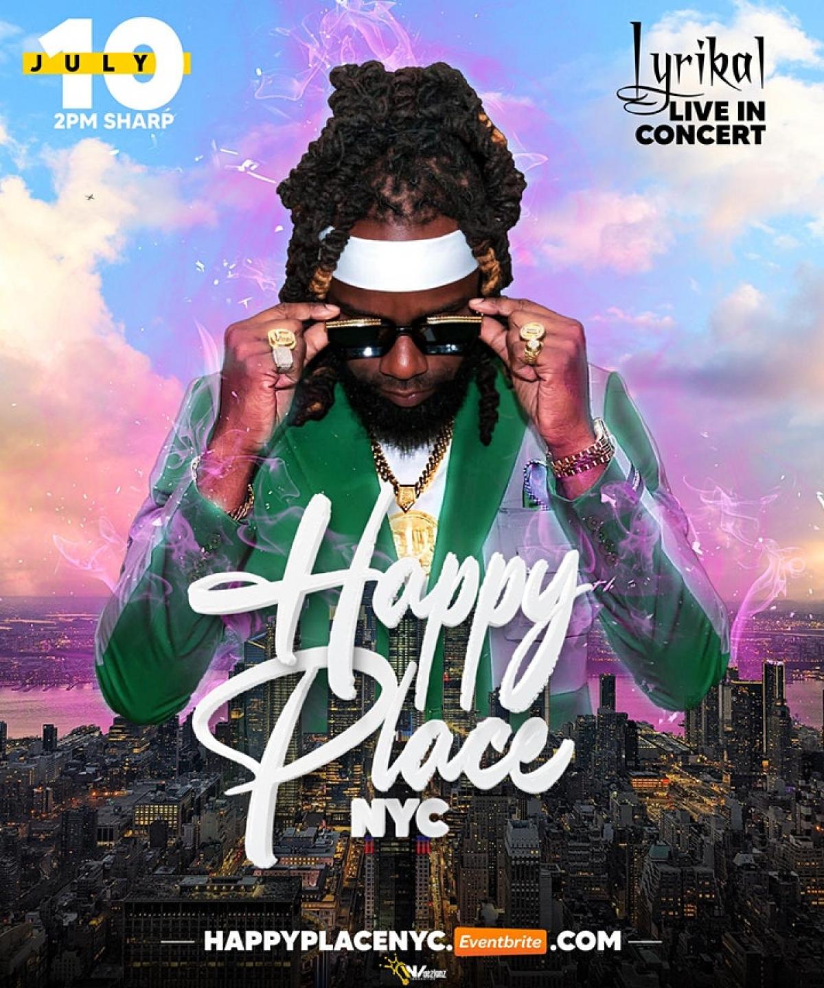 Happy Place NYC  flyer or graphic.