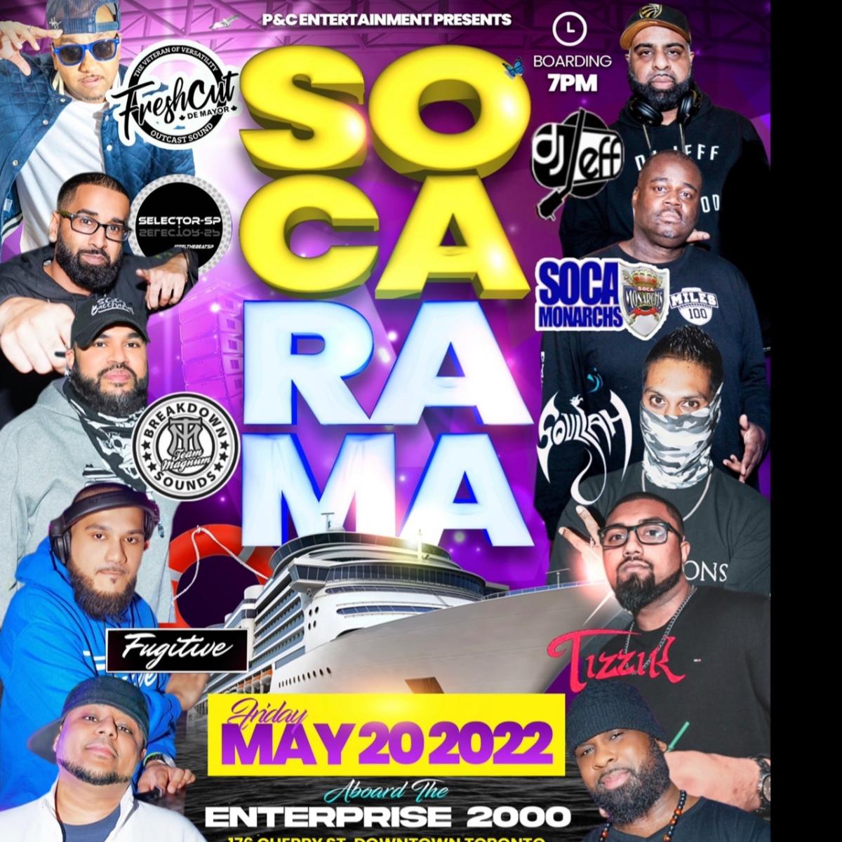 Socarama flyer or graphic.