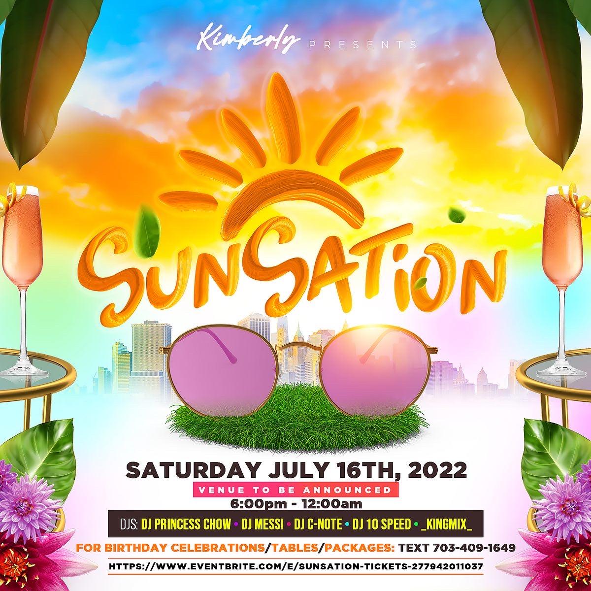 SunSation flyer or graphic.