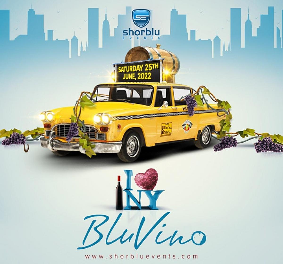 BluVino flyer or graphic.