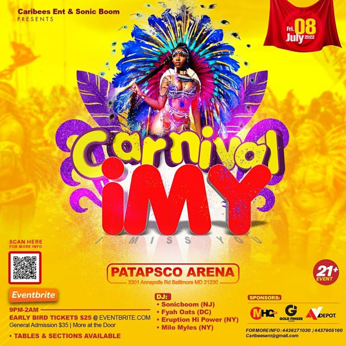 Carnival iMY  flyer or graphic.