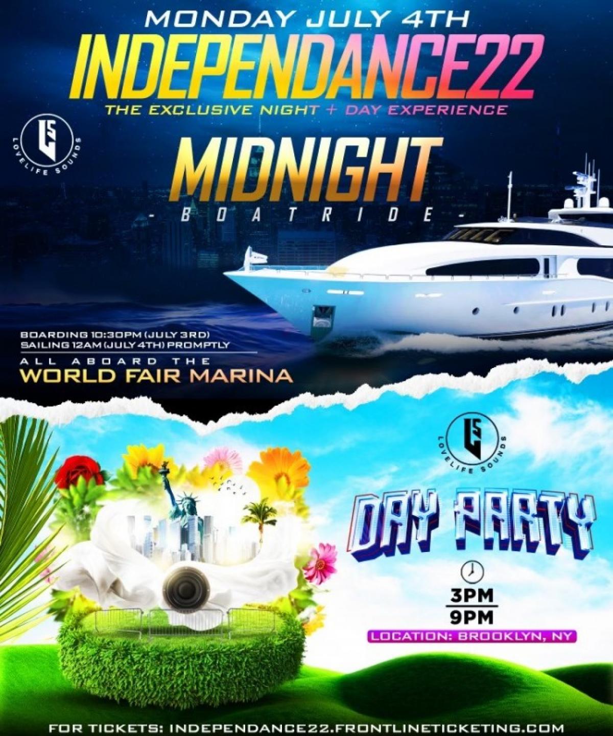 IndepenDANCE: Night + Day Experience  flyer or graphic.