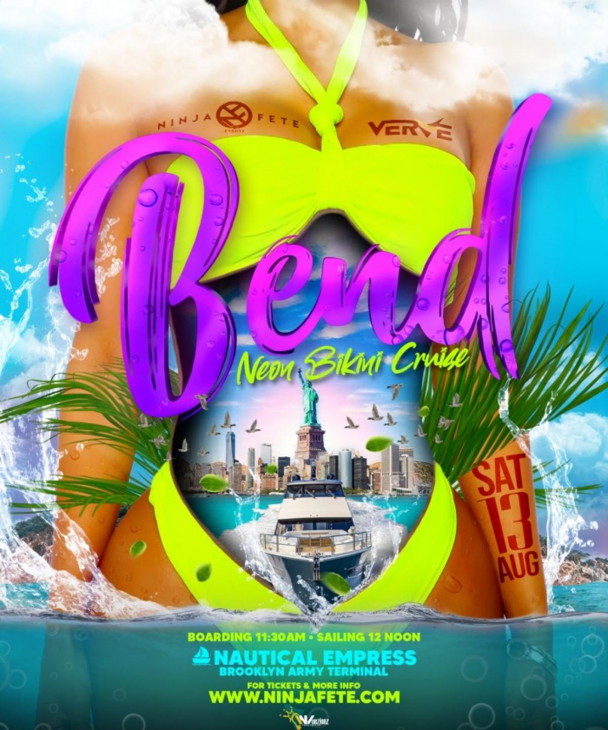 Bend Neon Bikini Cruise flyer or graphic.