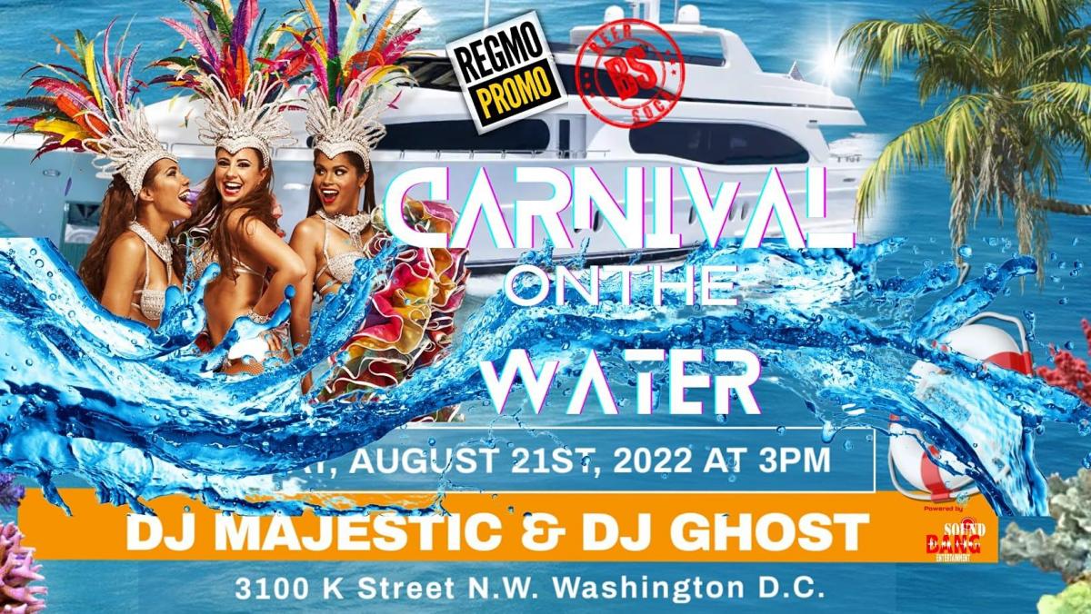 Carnival on the Water  flyer or graphic.