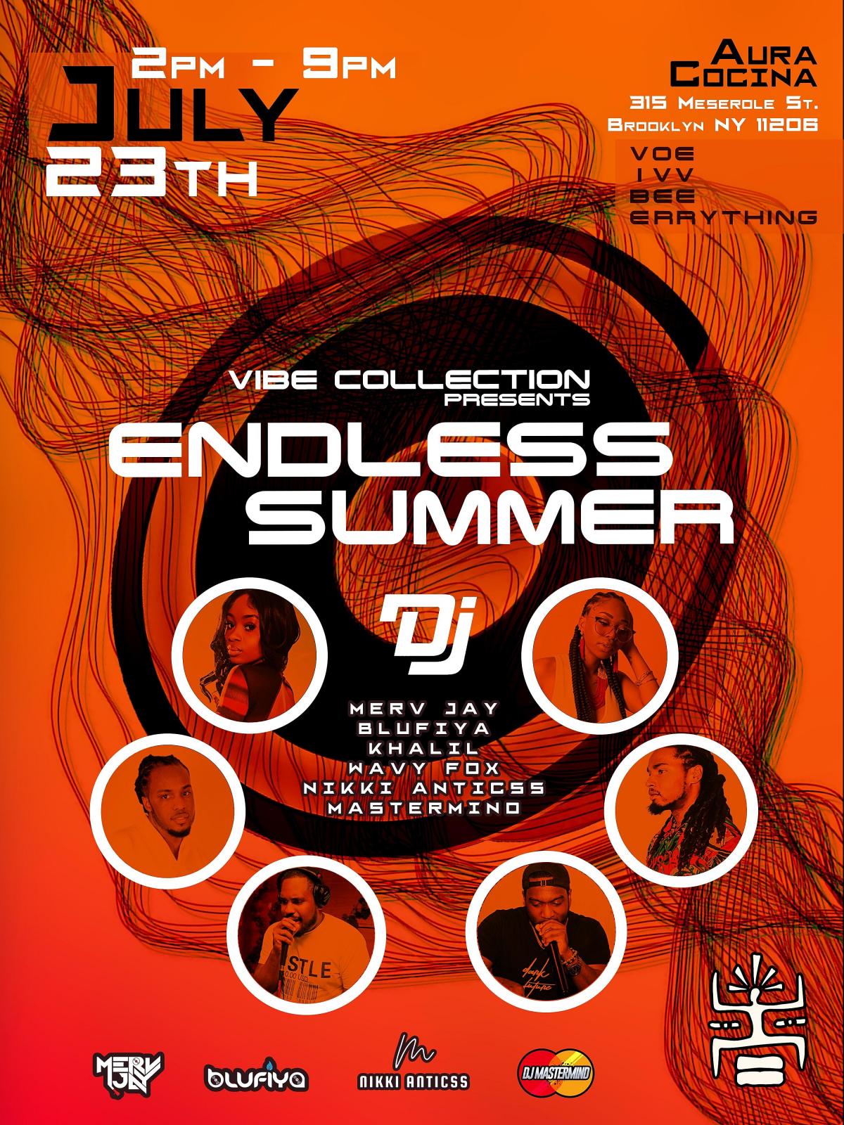 Endless Summer flyer or graphic.