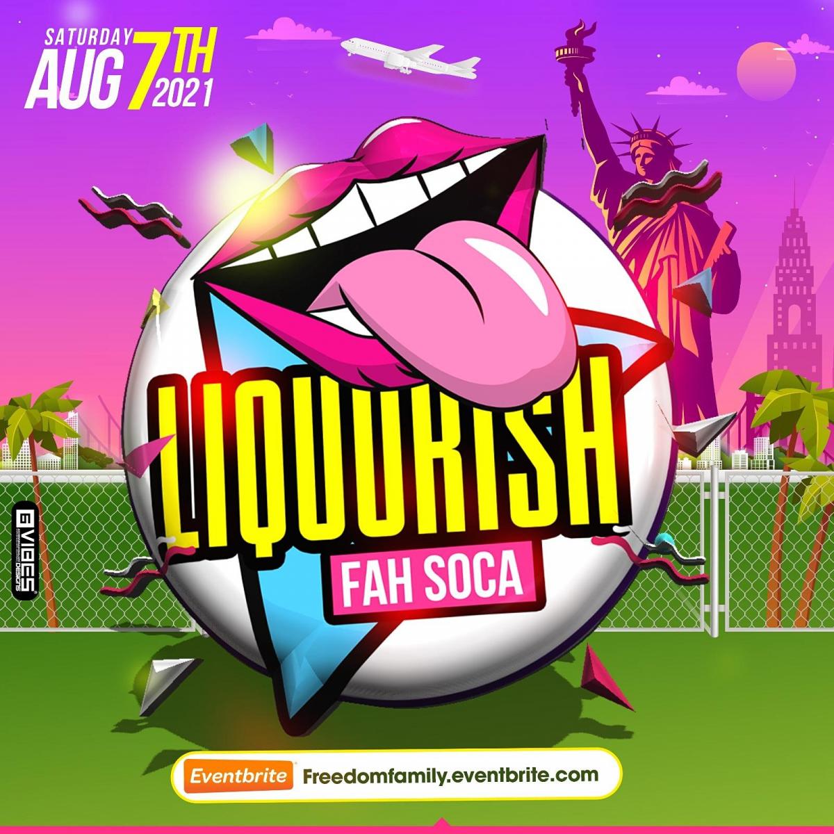 Liquorish Fah Soca 5  flyer or graphic.