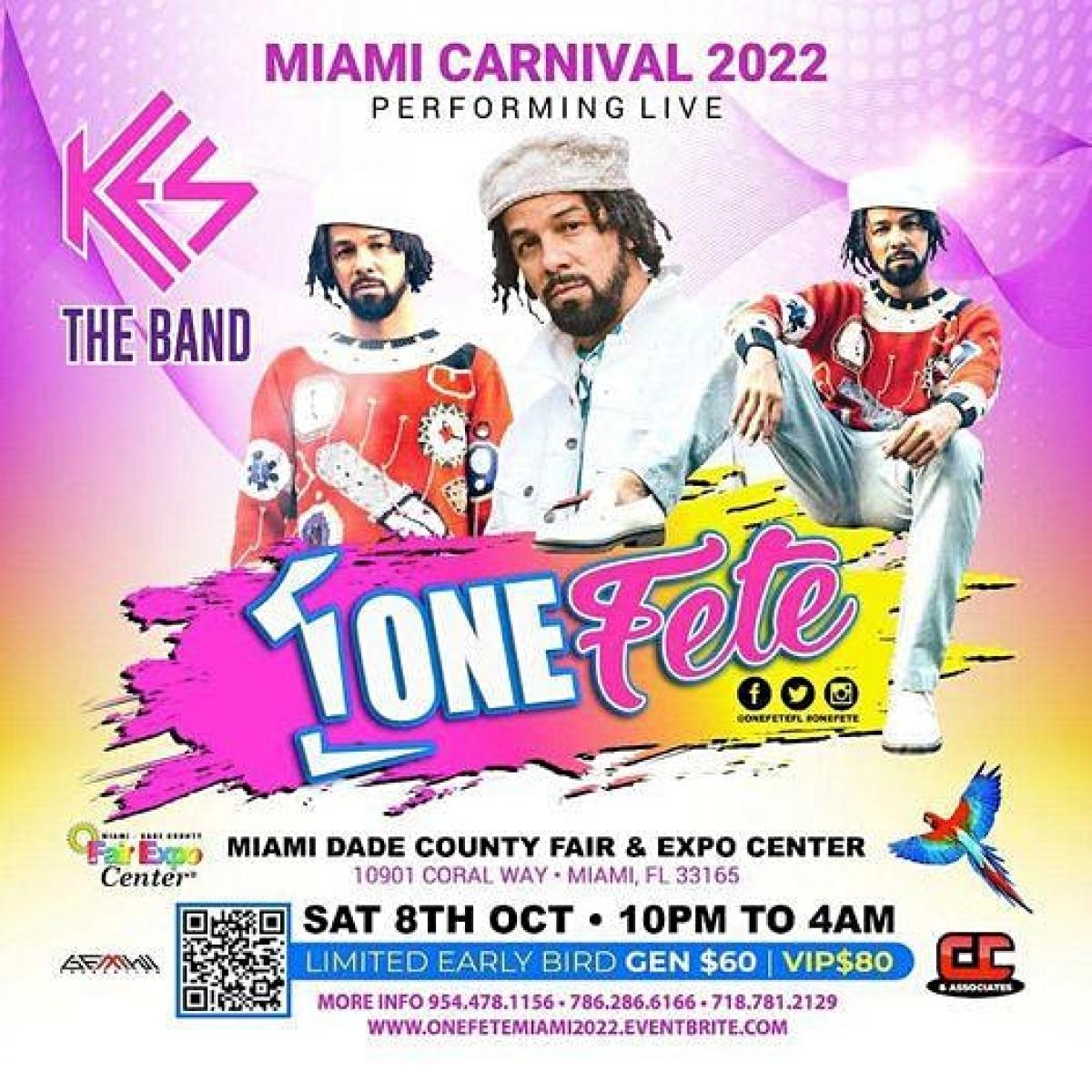 OneFete Miami flyer or graphic.