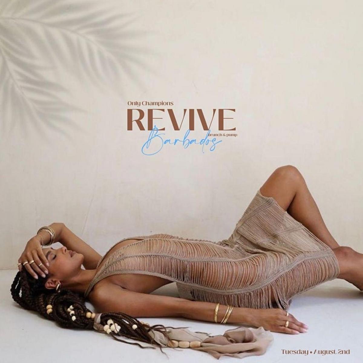 Revive Brunch + Pump flyer or graphic.