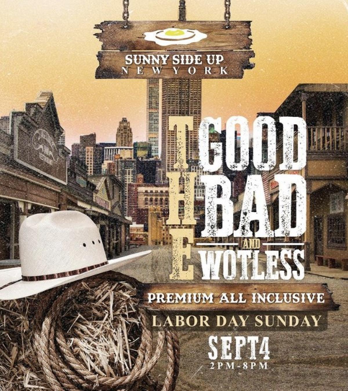 Sunny Side Up: Good, Bad, Wotless flyer or graphic.