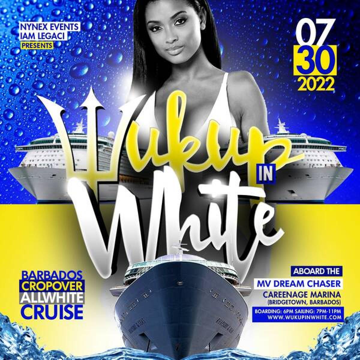 Wuk Up In White  flyer or graphic.