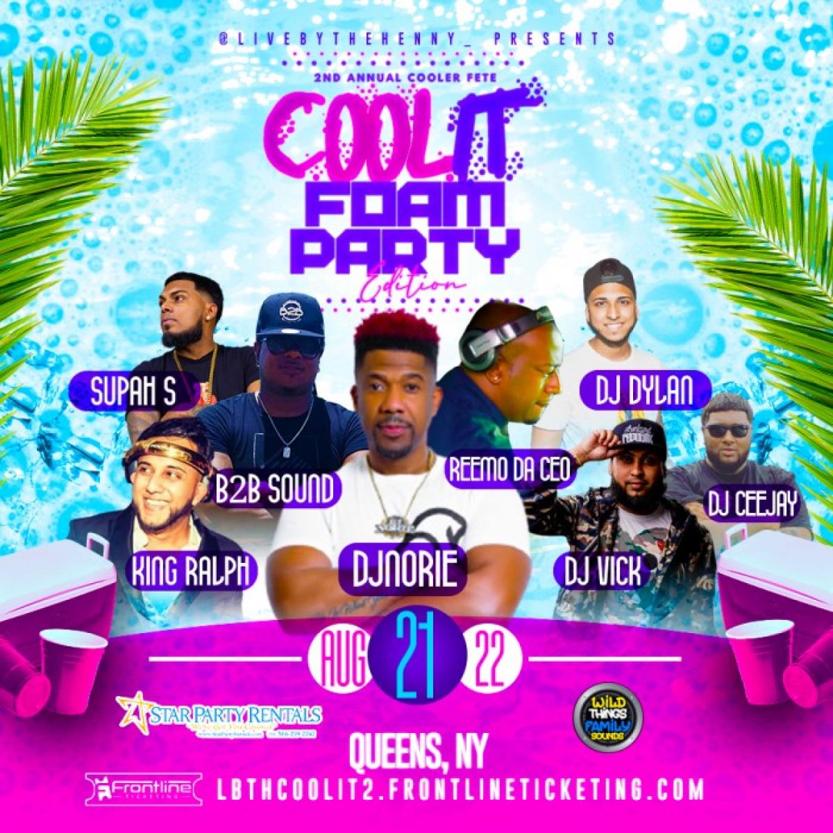 Cool It Cooler Fete flyer or graphic.