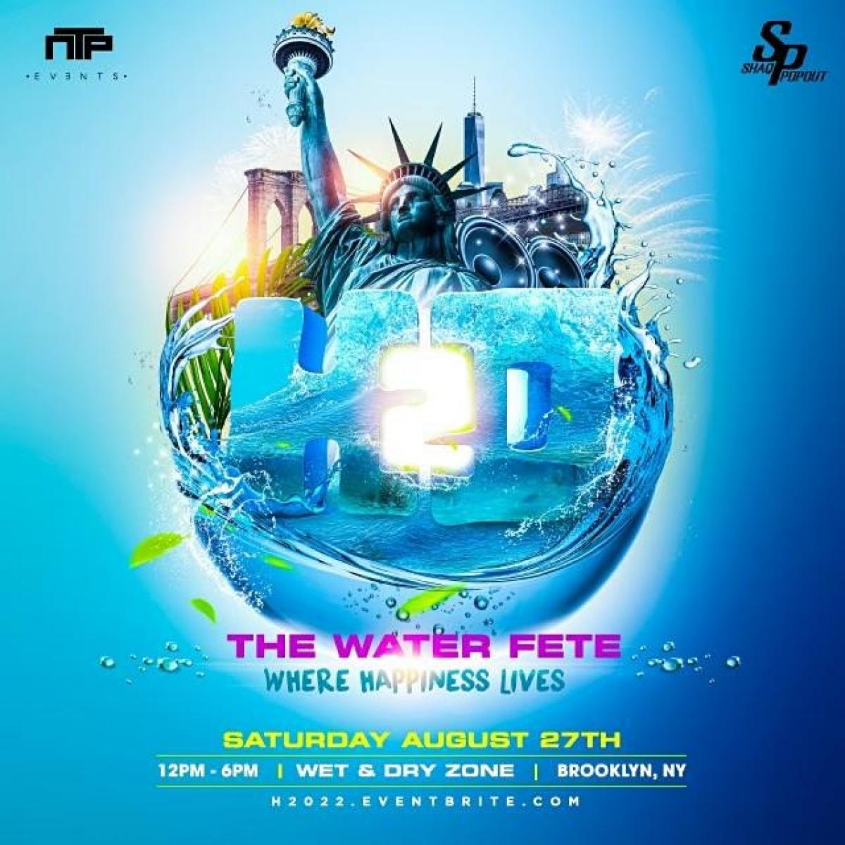 H20: The Water Fete flyer or graphic.