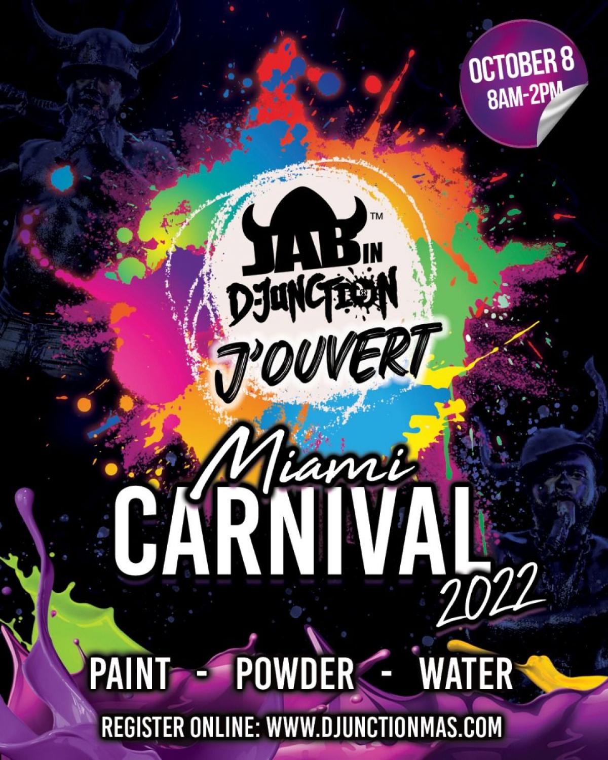 Djunction Jouvert flyer or graphic.