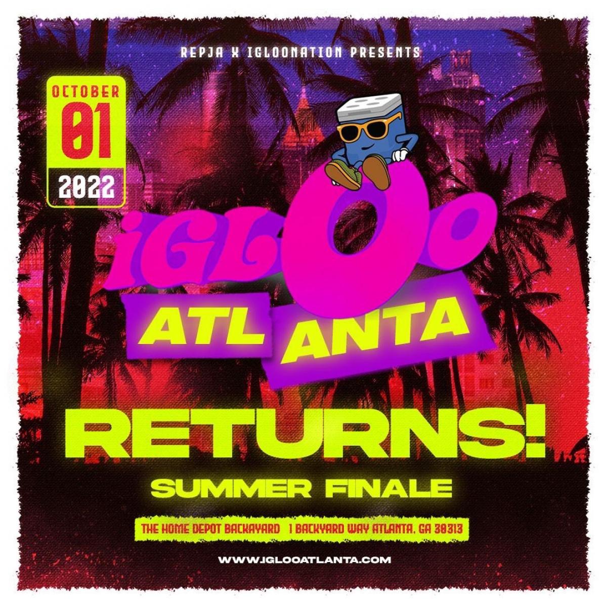 Igloo Atlanta  flyer or graphic.