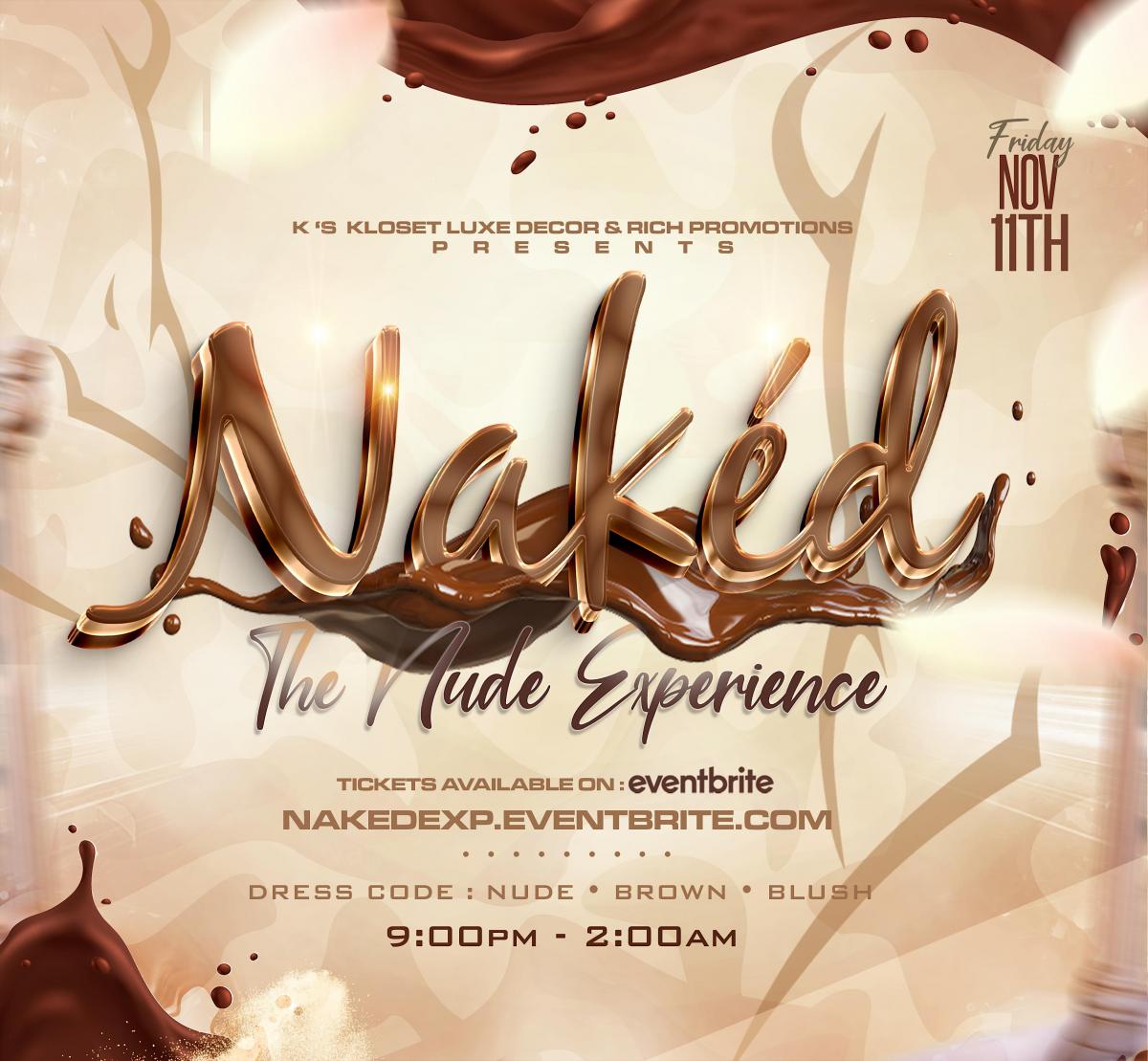 Nakéd flyer or graphic.