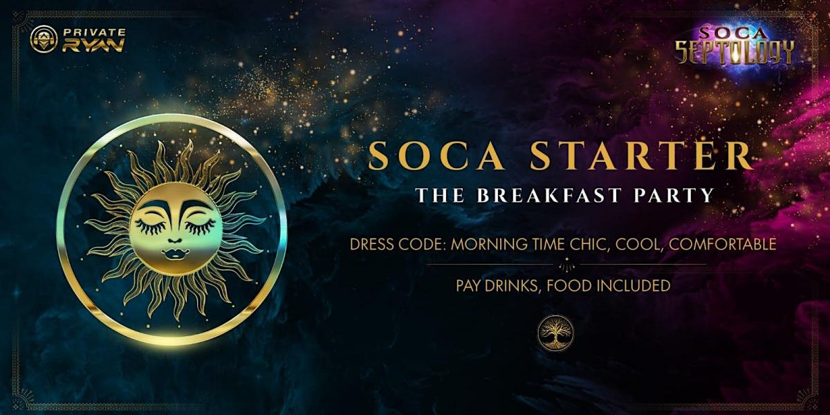 Soca Starter flyer or graphic.