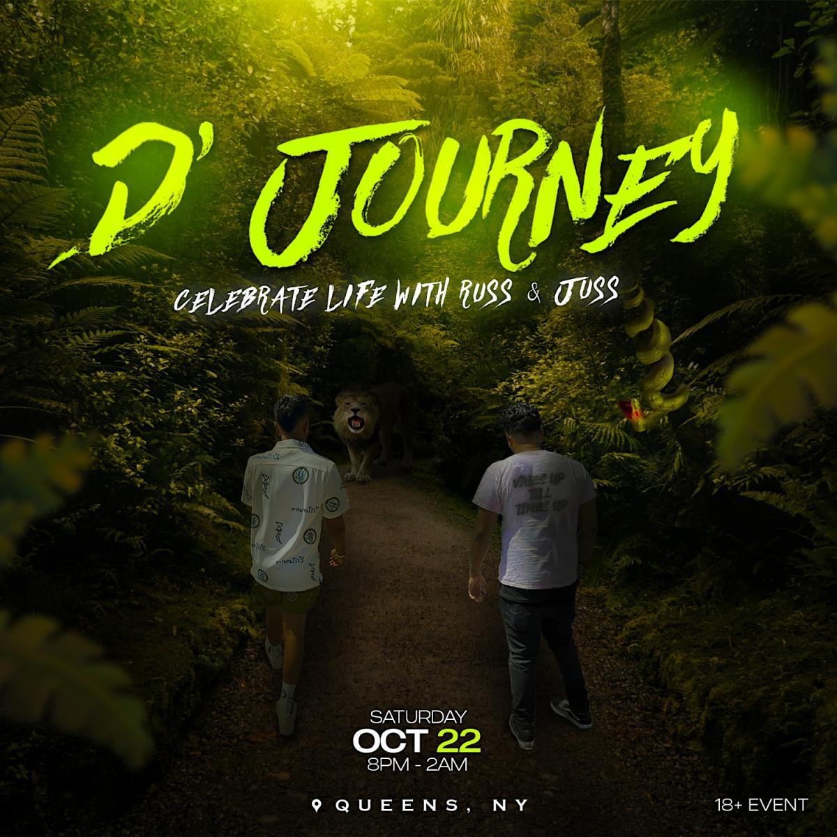 D' Journey flyer or graphic.