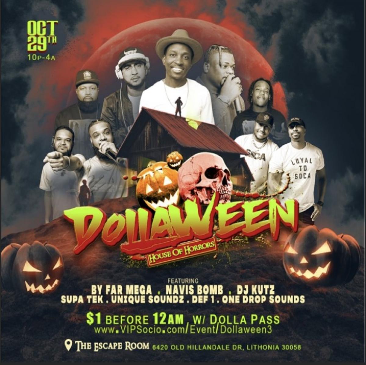 Dollaween flyer or graphic.