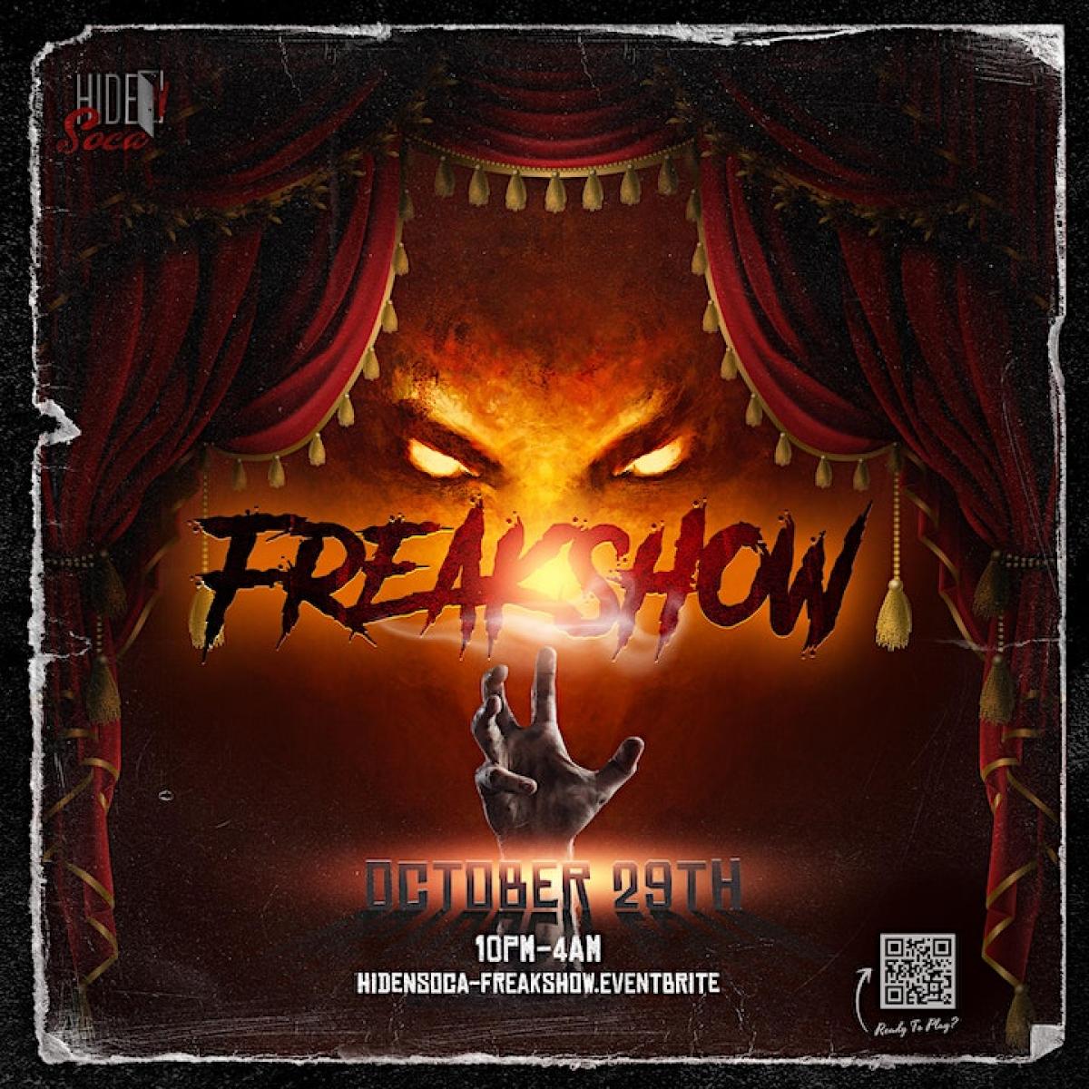  Freak Show flyer or graphic.