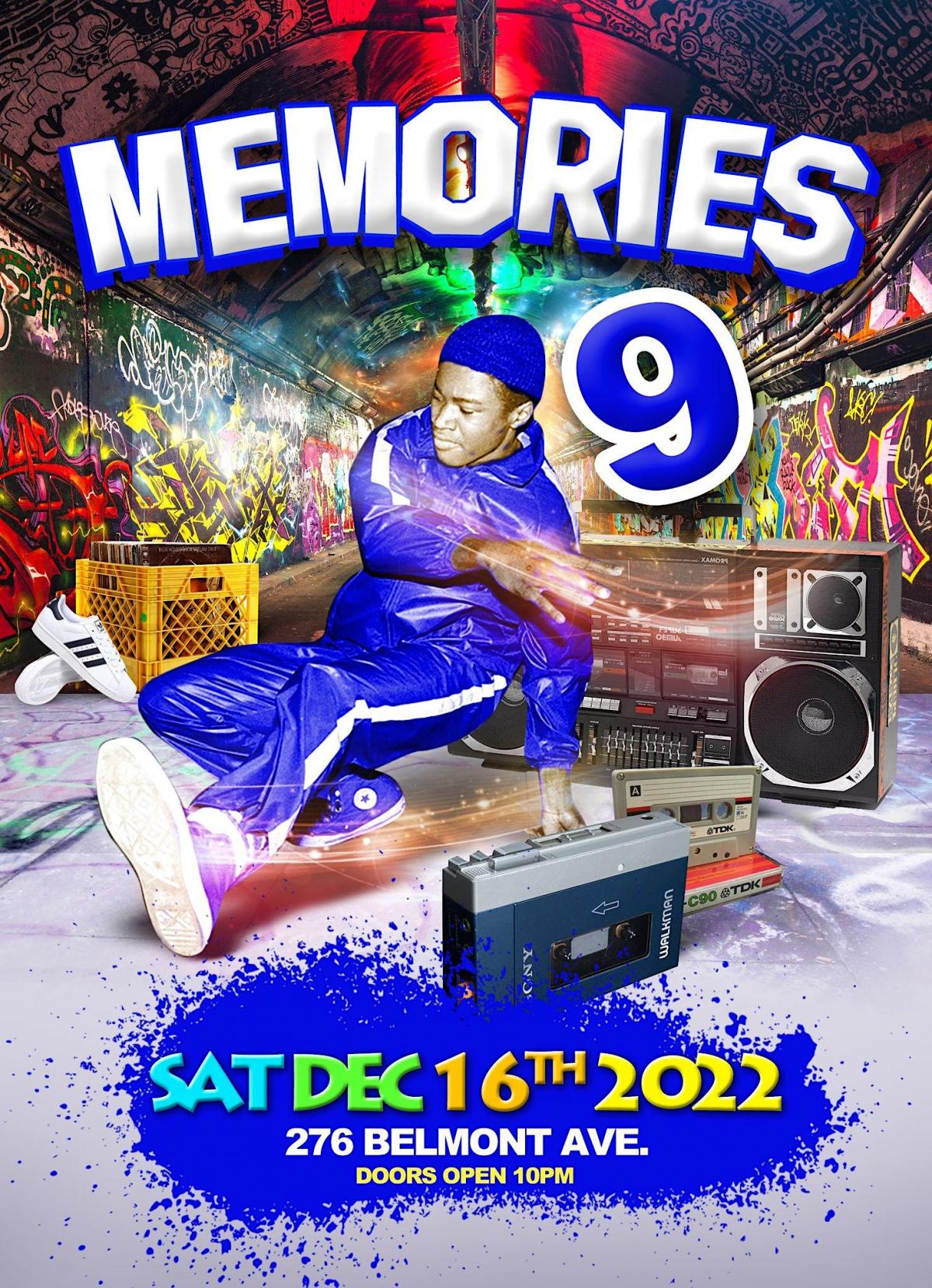 Memories Old School Party flyer or graphic.