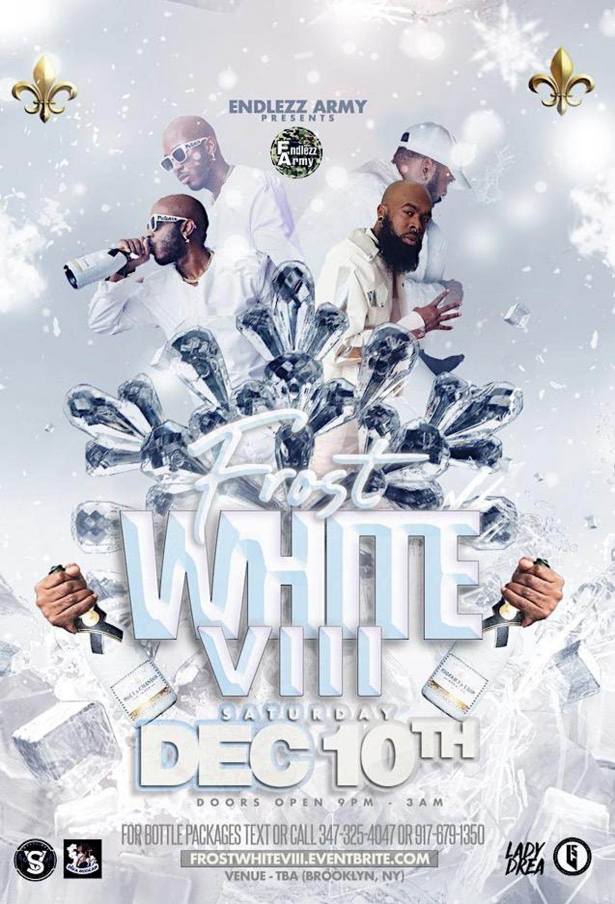 Frost White VIII flyer or graphic.