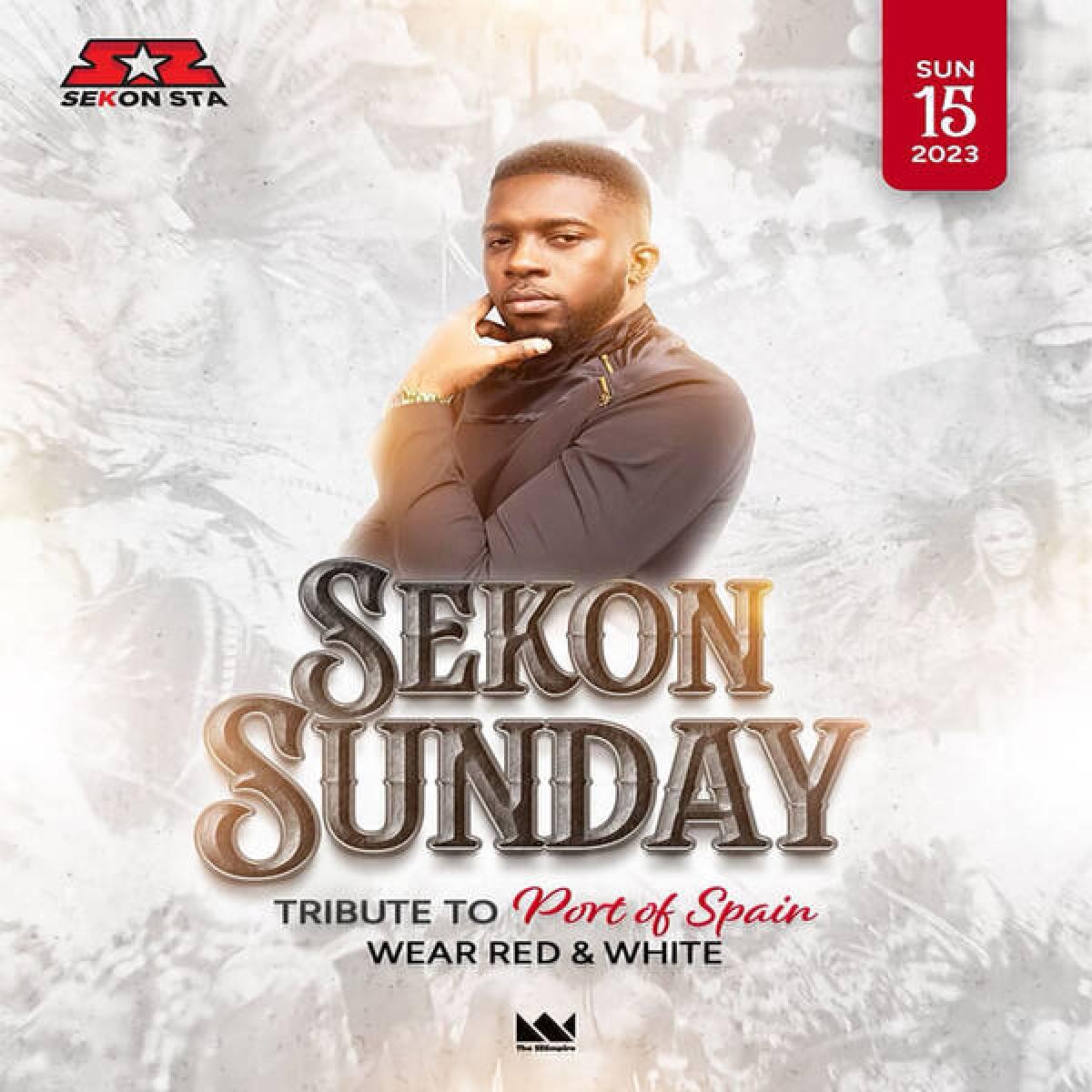 Sekon Sunday flyer or graphic.