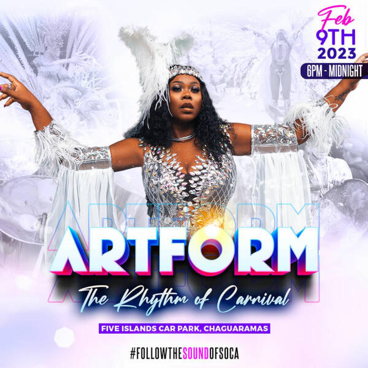 Artform - The Rhythm of Carnival flyer or graphic.