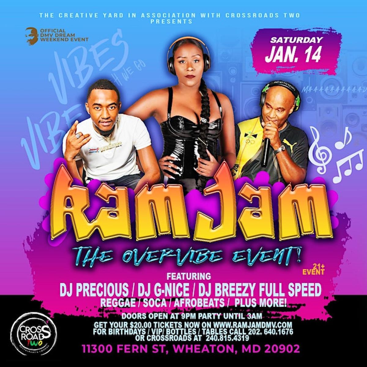 Ram Jam flyer or graphic.