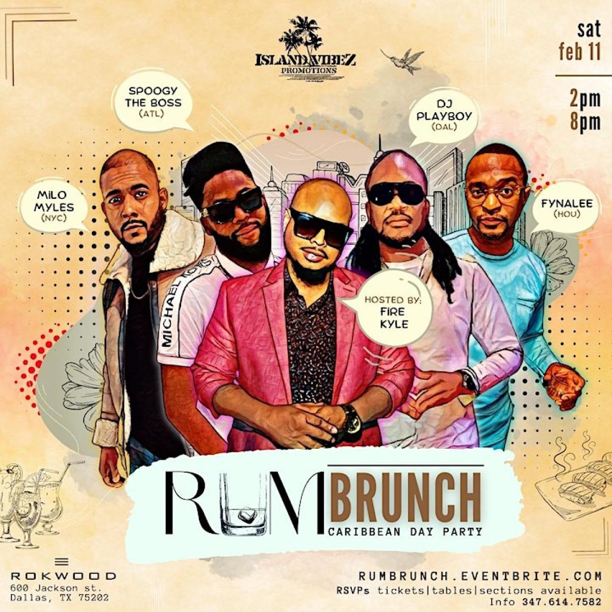 Rum Brunch flyer or graphic.