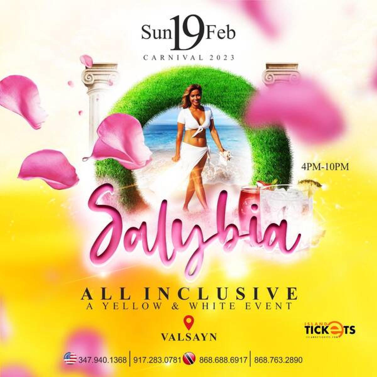 Salybia All-Inclusive flyer or graphic.