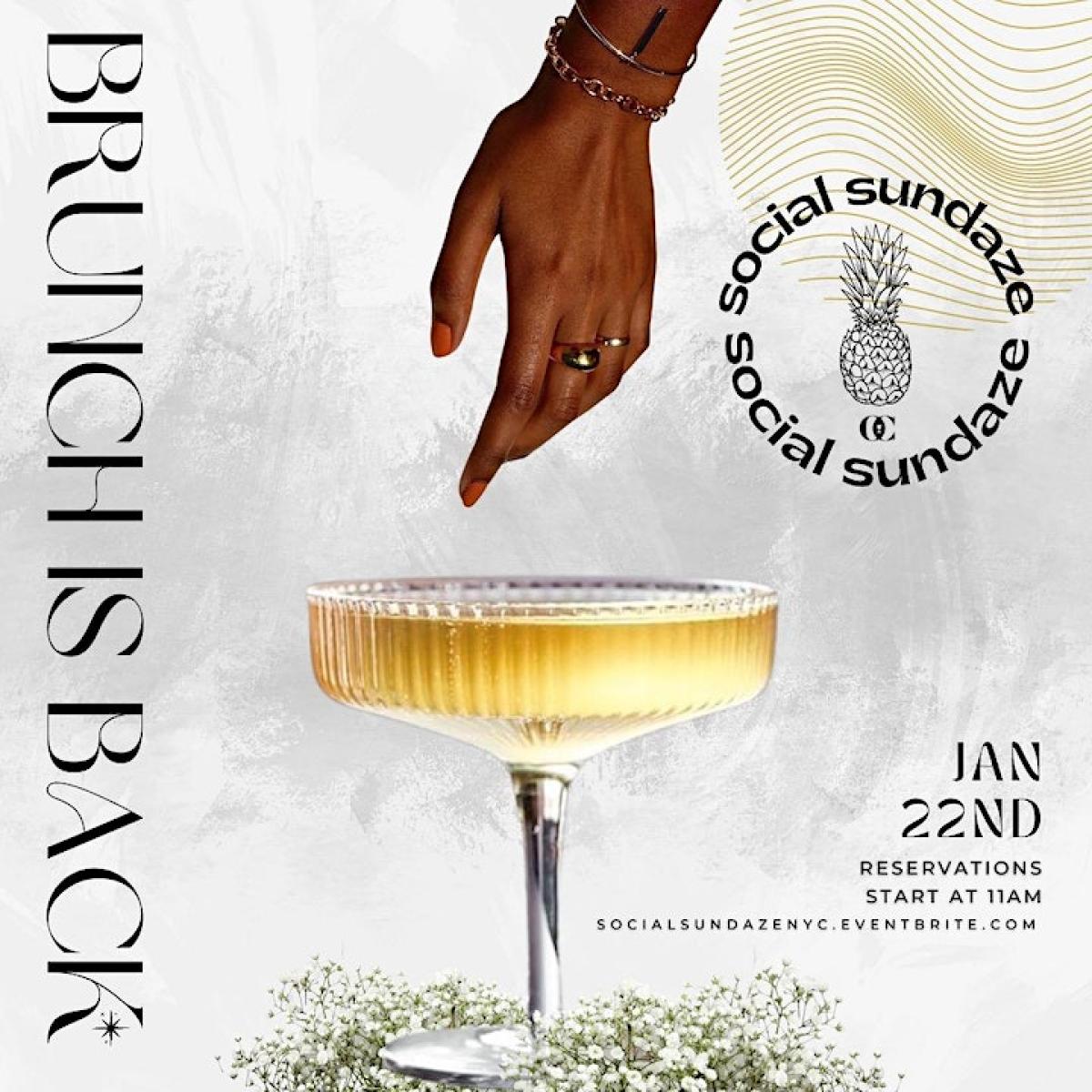 Social Sundaze flyer or graphic.