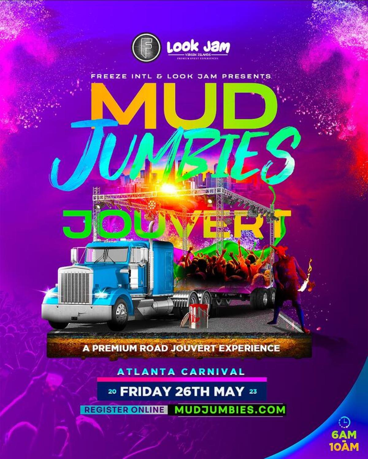 Mud Jumbies Jouvert flyer or graphic.